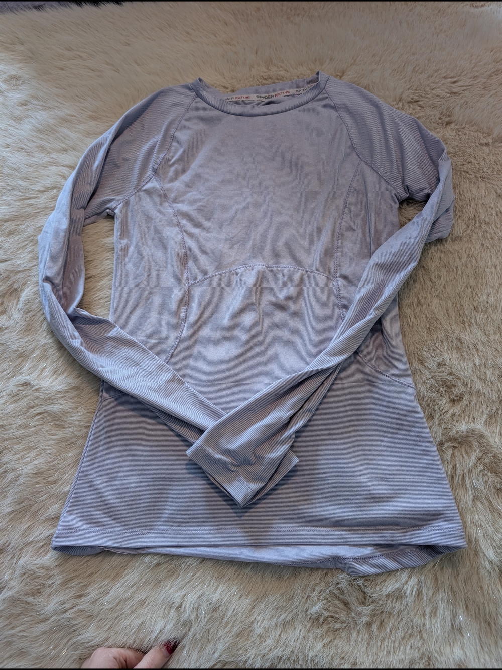 Spyder Light Lavender Performance Long-Sleeve Top